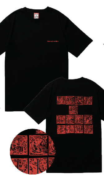 TAROT LOGO S/S TEE BLACK