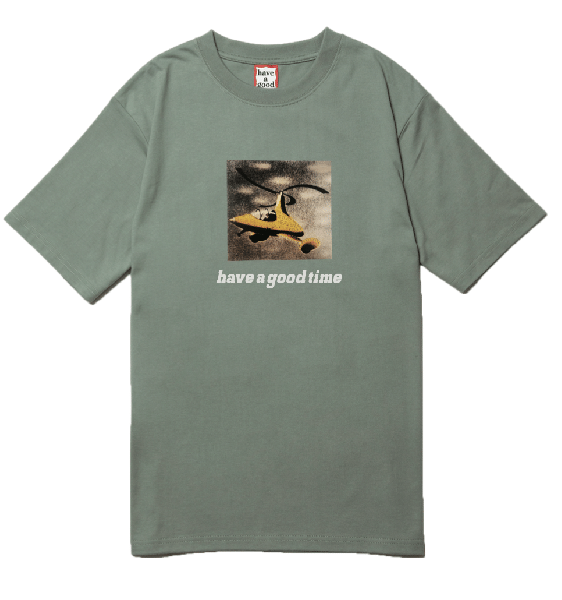 BOYS BE AMBITIOUS S/S TEE SAND GREEN