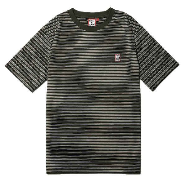 MINI MINI FRAME STRIPE S/S TEE GREEN