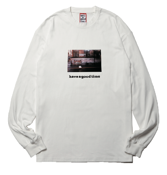WHEATPASTE PHOTO L/S TEE WHITE