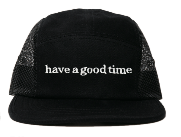 SIDE LOGO EMB MESH JOCKEY CAP BLACK