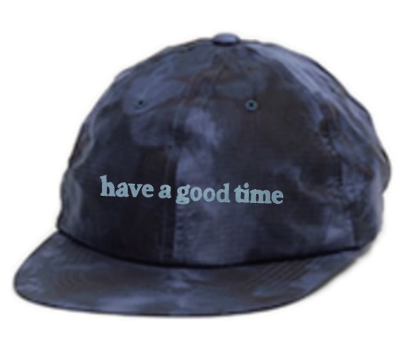 SIDE LOGO REFLECTIVE PRINT TIE DYE CAP NAVY
