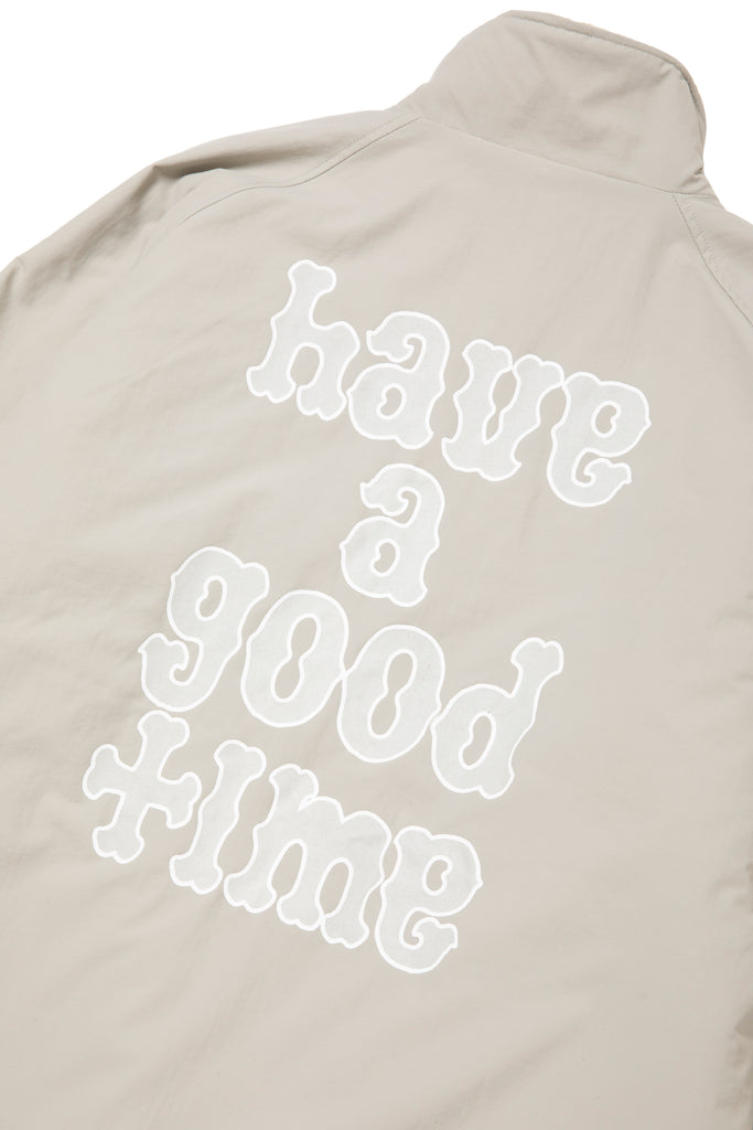 PLAYBALL LOGO REVERSIBLE BOA JACKET BEIGE