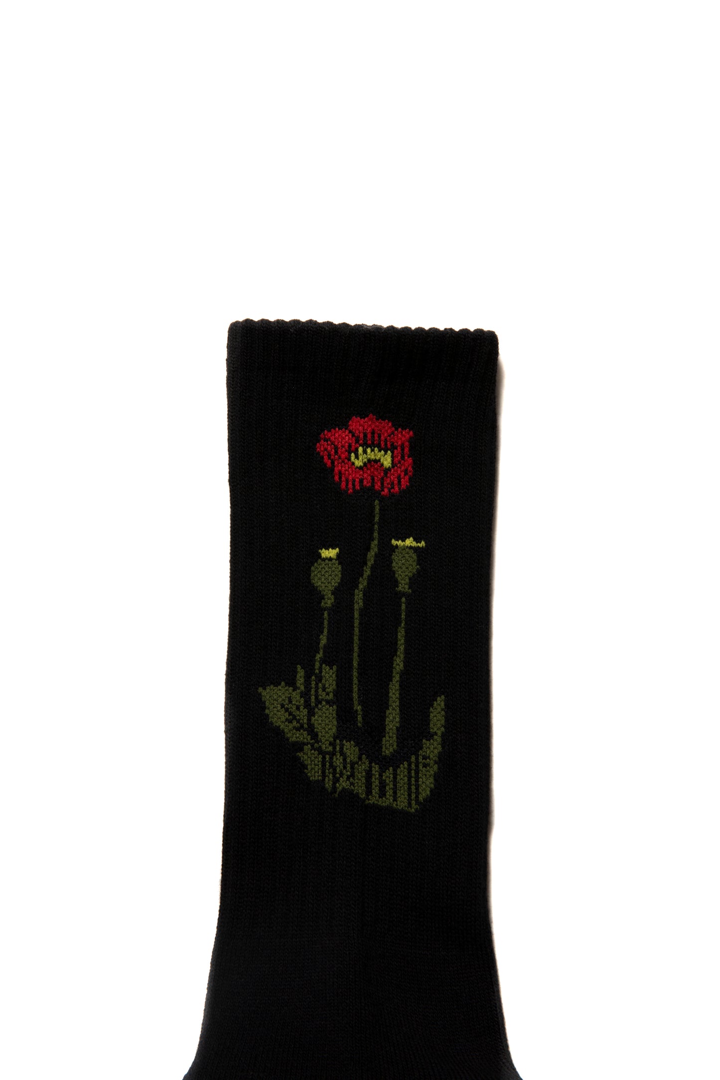 POPPY LOGO SOCKS BLACK