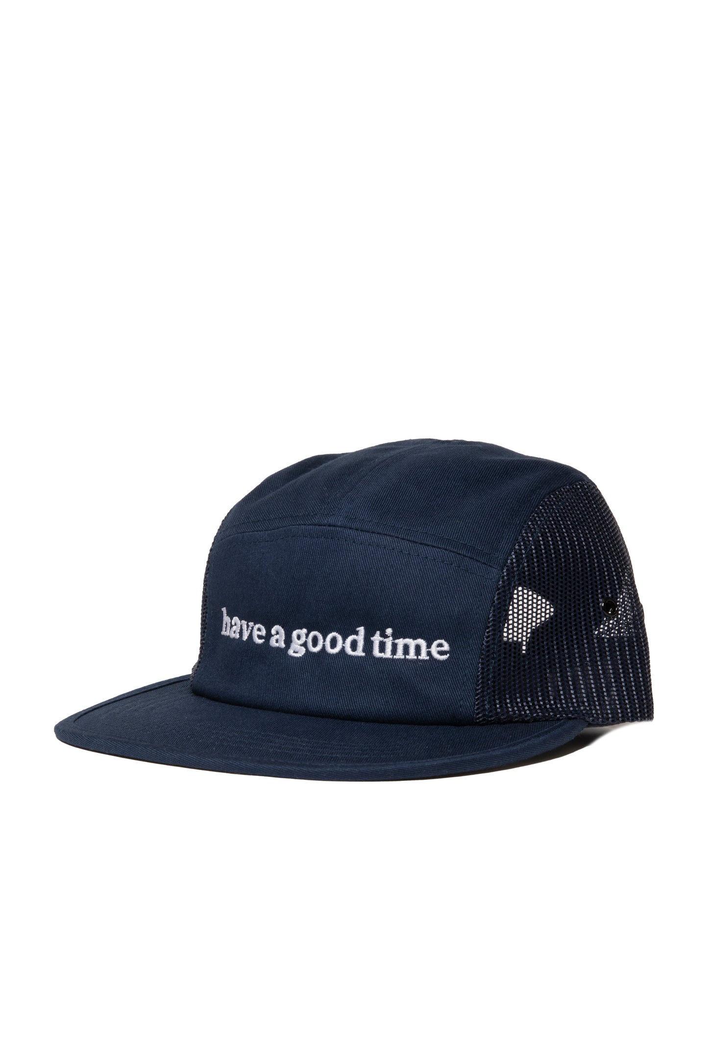 SIDE LOGO EMB MESH JOCKEY CAP NAVY