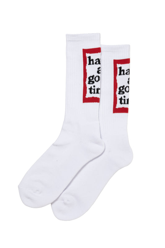 BACK FRAME SOCKS WHITE