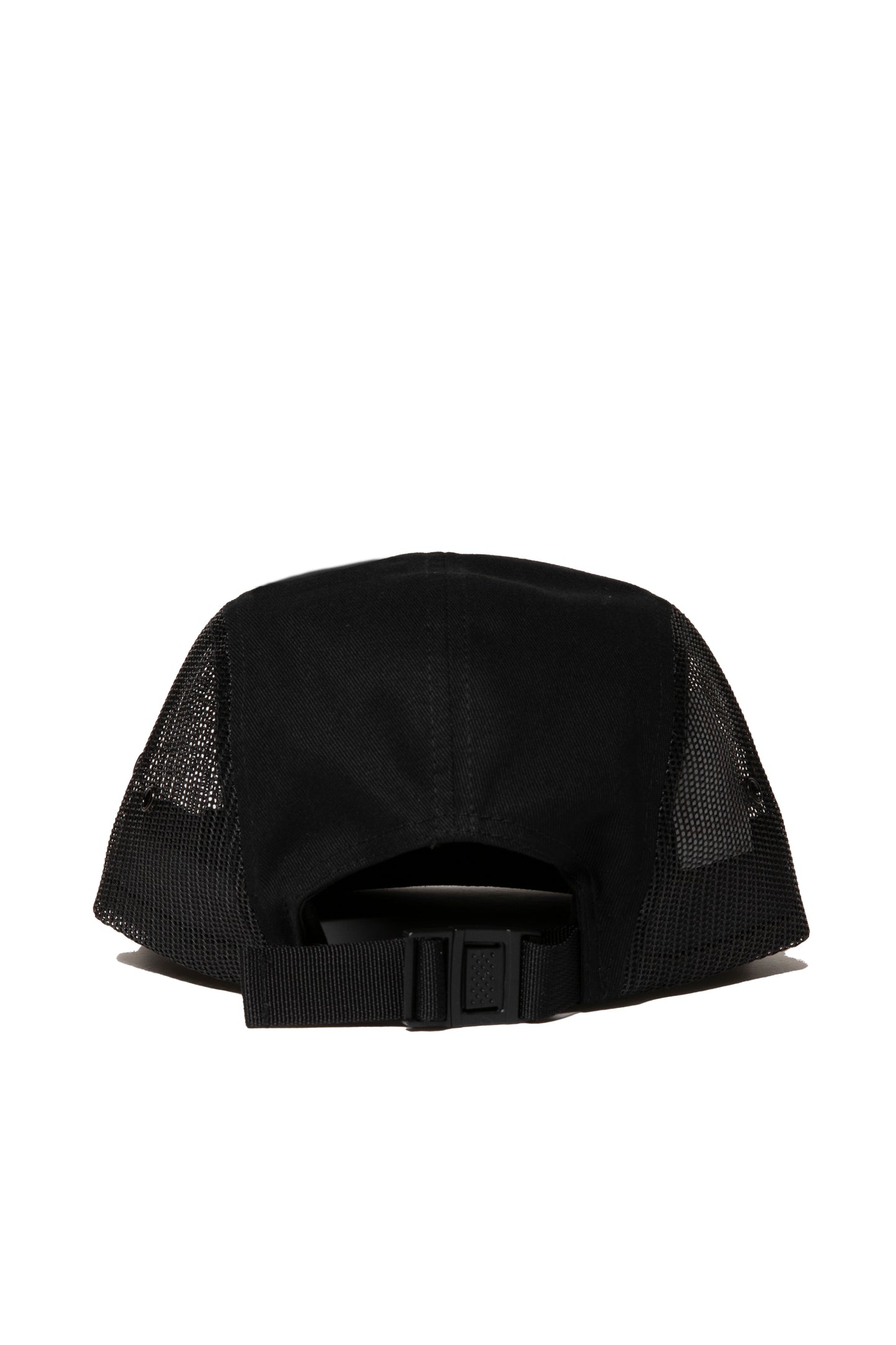 SIDE LOGO EMB MESH JOCKEY CAP BLACK