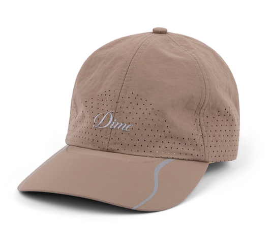 Cursive Tech Cap Taupe