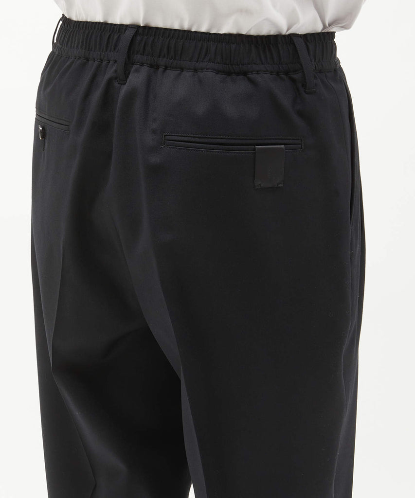 2252-PT07-004 / WIDE TAPERED PANTS
 BLACK