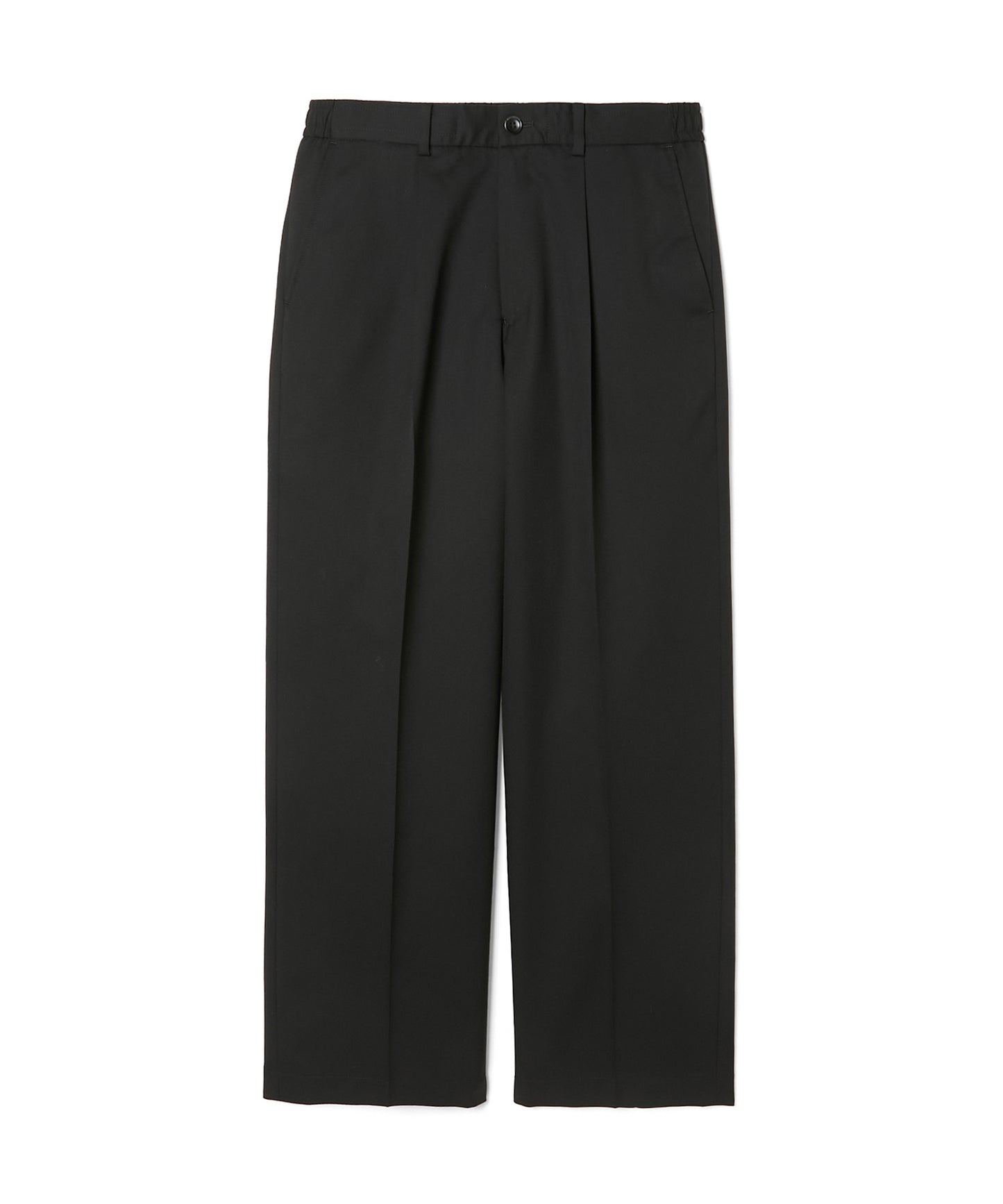 2252-PT06-004 / 1TUCK TROUSERS BLACK