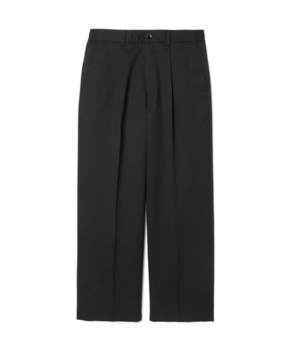 2252-PT06-004 / 1TUCK TROUSERS BLACK