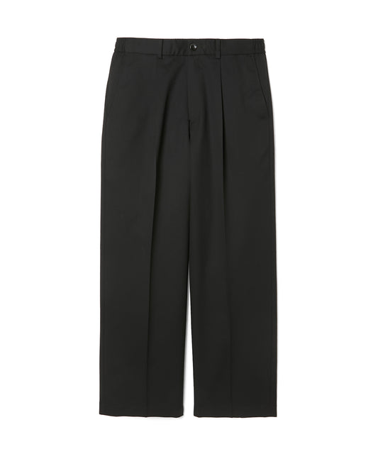 2252-PT06-004 / 1TUCK TROUSERS BLACK