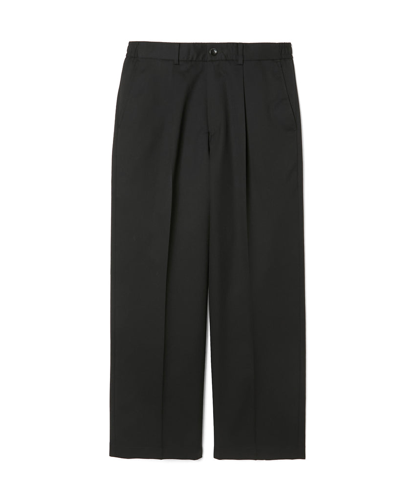 2252-PT06-004 / 1TUCK TROUSERS BLACK
