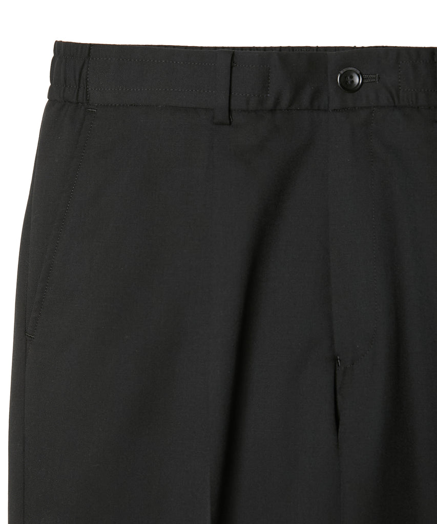 2252-PT06-004 / 1TUCK TROUSERS BLACK