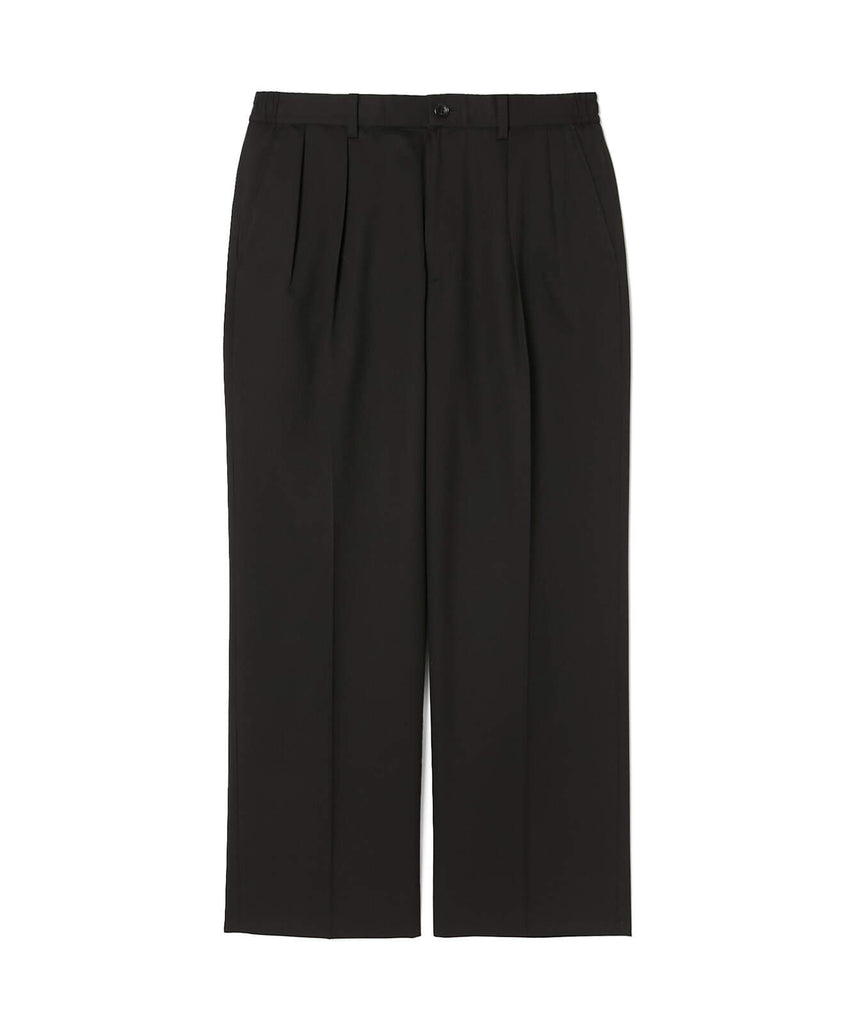 2252-PT22-004 / 2TUCK TROUSERS
 BLACK
