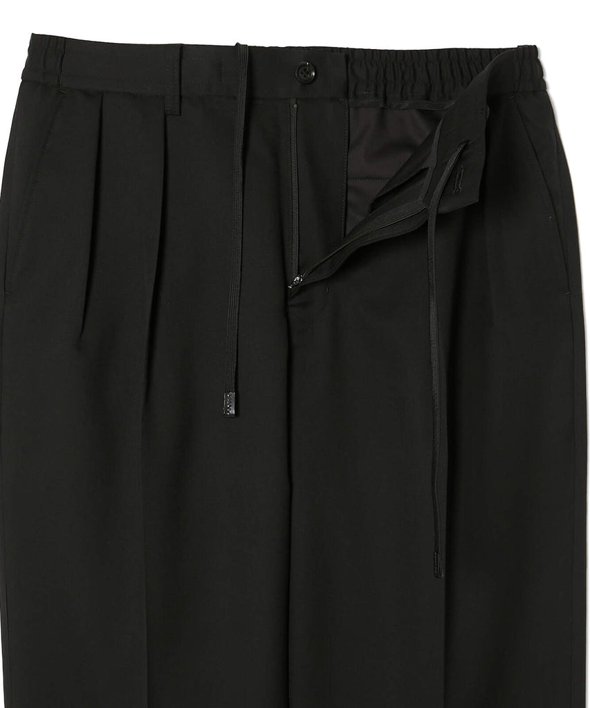 2252-PT22-004 / 2TUCK TROUSERS
 BLACK