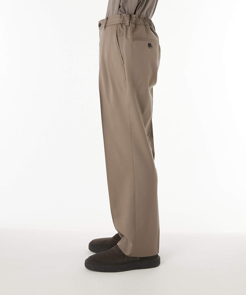 2252-PT22-004 / 2TUCK TROUSERS
 BLACK