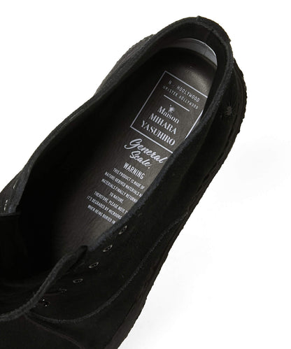 2252-SE01 / N.HOOLYWOOD COMPILE × General Scale. Maison MIHARA YASUHIRO SUEDE BOOTS BLACK