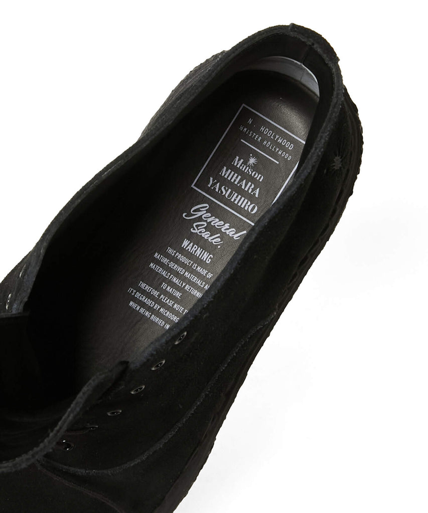 2252-SE01 / N.HOOLYWOOD COMPILE × General Scale. Maison MIHARA YASUHIRO SUEDE BOOTS BLACK