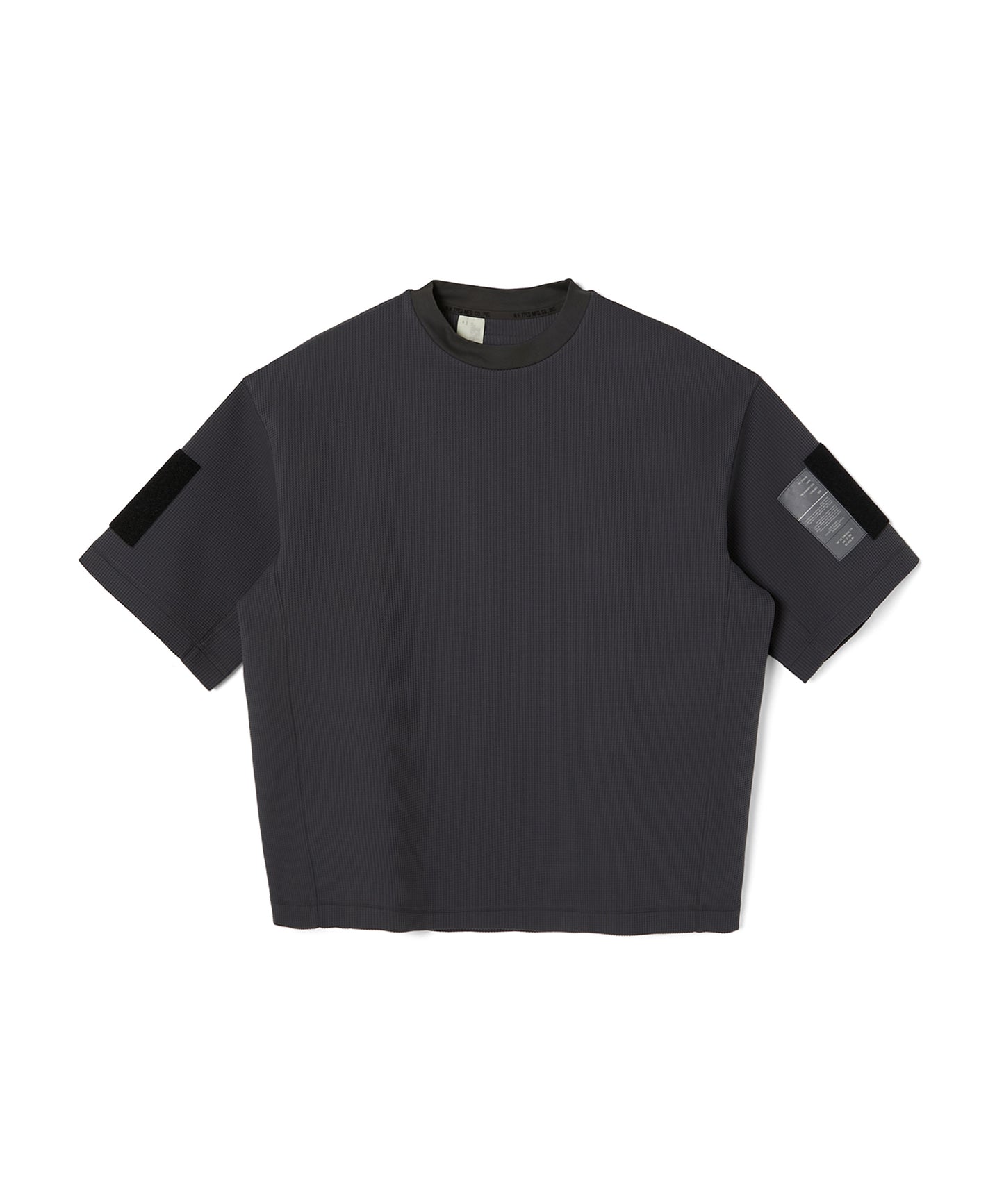 9251-CS51-011 SIDE-PANEL T-SHIRT CHARCOAL