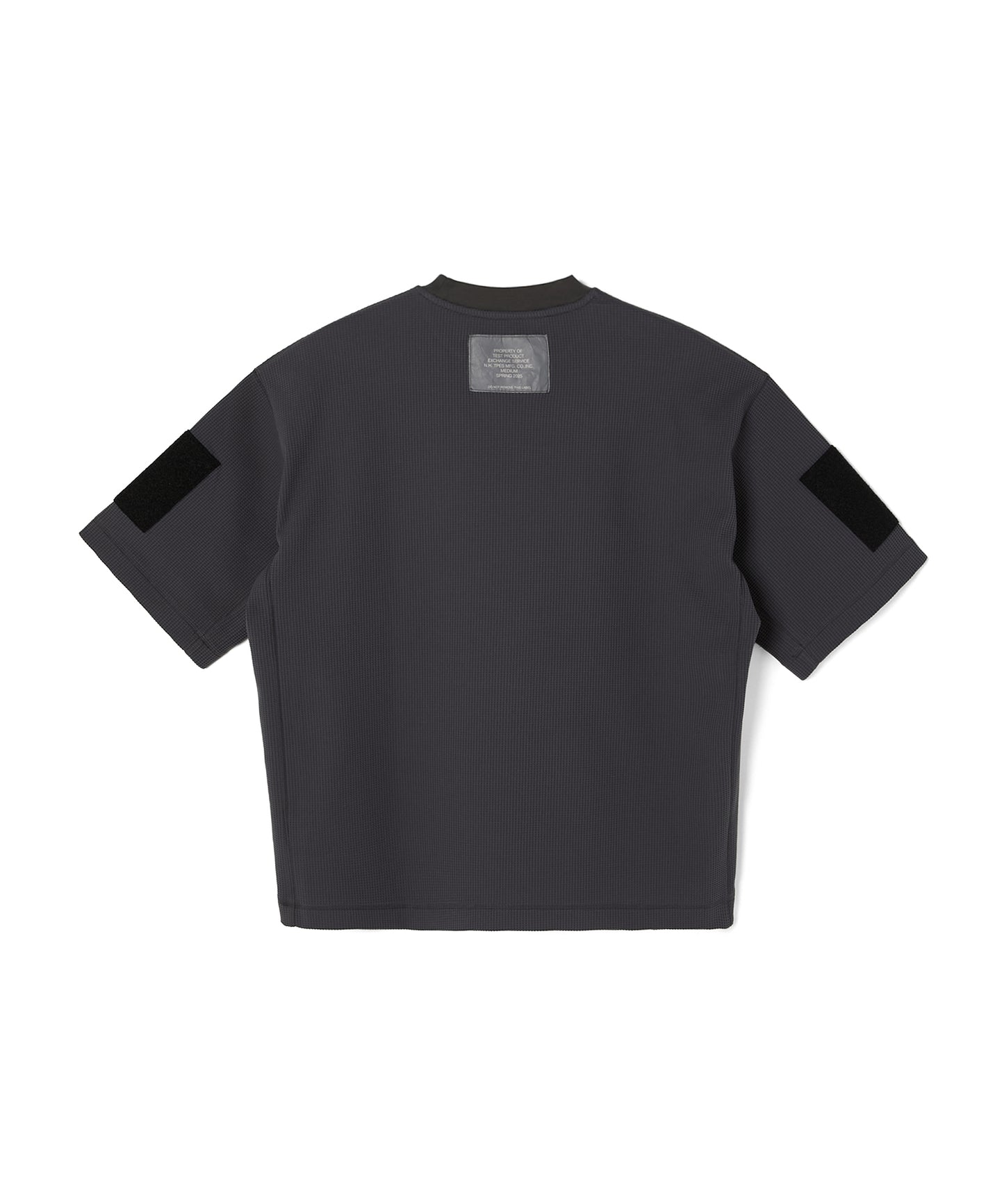 9251-CS51-011 SIDE-PANEL T-SHIRT CHARCOAL