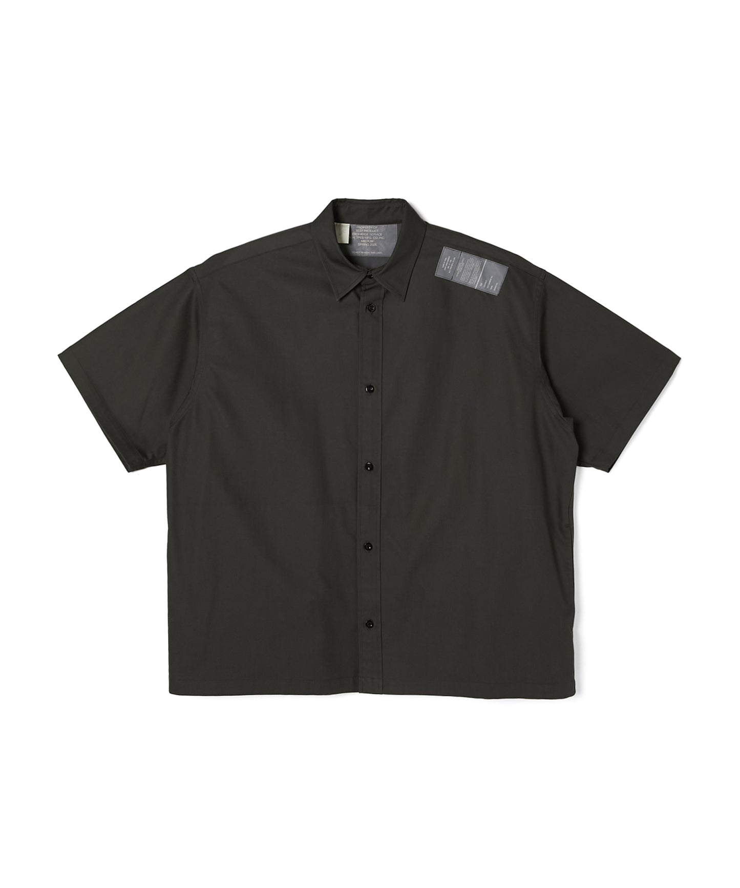 9251-SH50-008 HALF SLEEVE SHIRT CHARCOAL