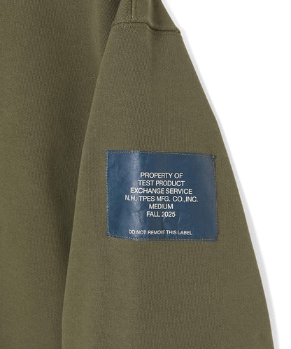 9252-CS81 / CREWNECK SWEATSHIRT KHAKI