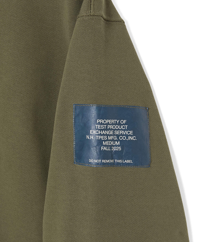 9252-CS81 / CREWNECK SWEATSHIRT KHAKI