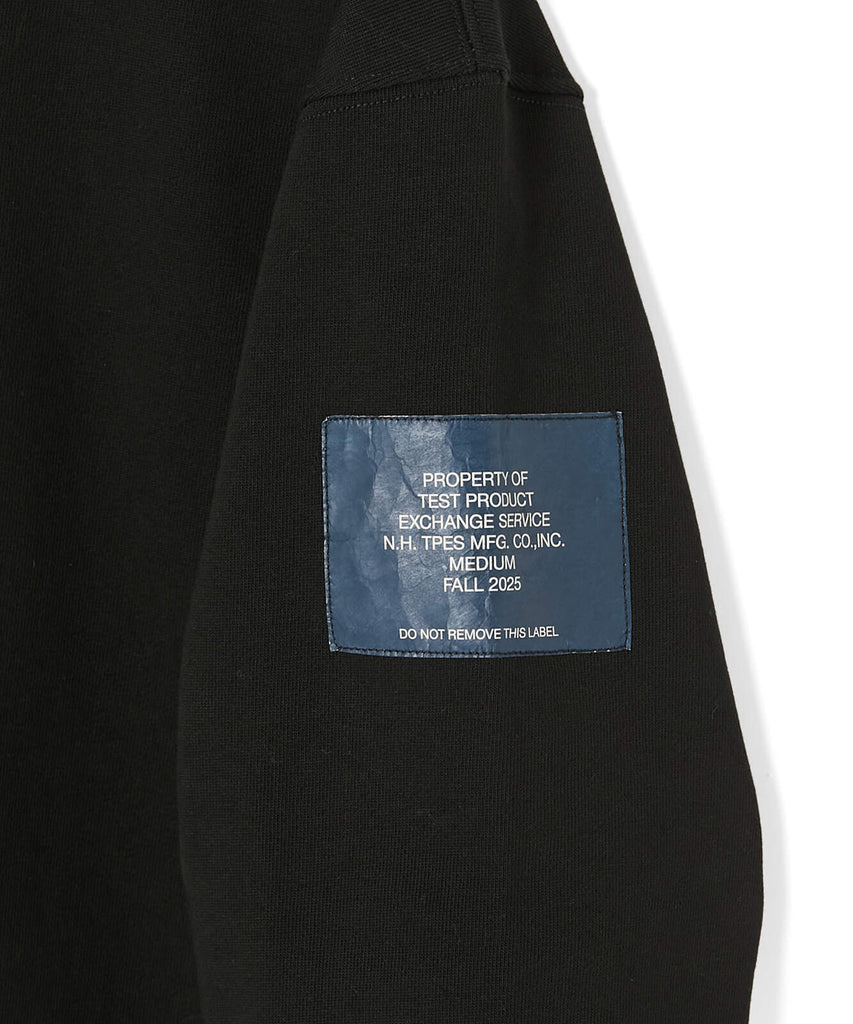 9252-CS81 / CREWNECK SWEATSHIRT BLACK