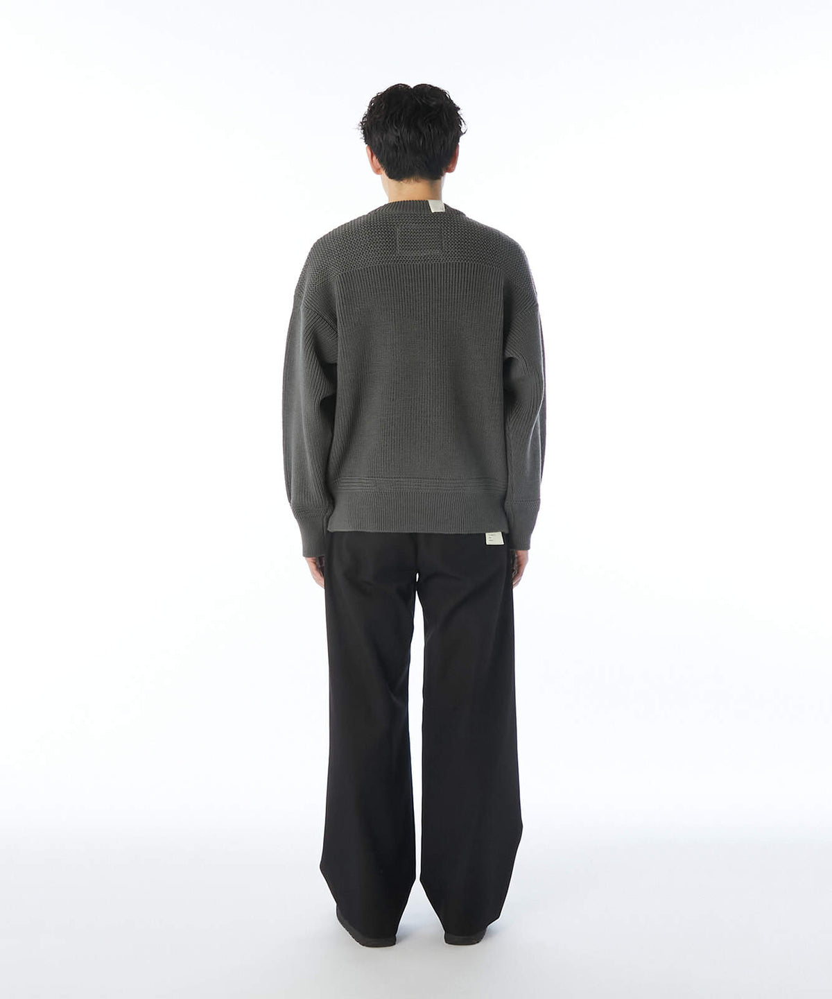 9262-KT01-025 / CREW NECK KNIT KHAKI