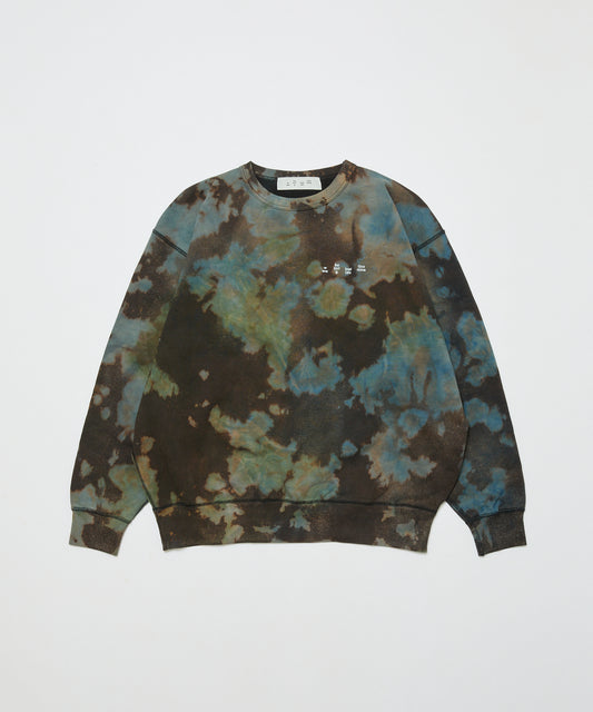 BAL-2164 LOGO TIE DYE CREW by YUKIDYE BLACK