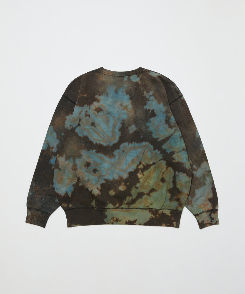 BAL-2164 LOGO TIE DYE CREW by YUKIDYE BLACK