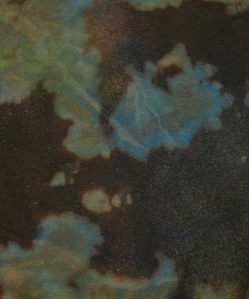 BAL-2164 LOGO TIE DYE CREW by YUKIDYE BLACK