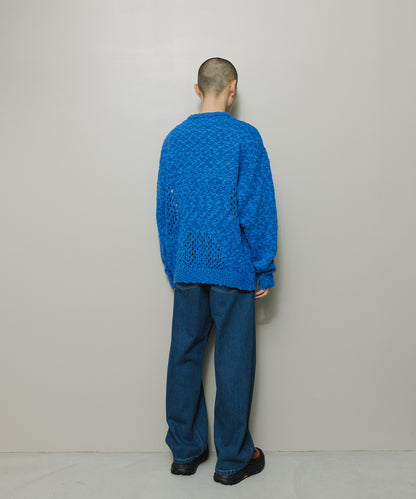 BAL-2167 VENTILATION CREWNECK SWEATER ROYAL