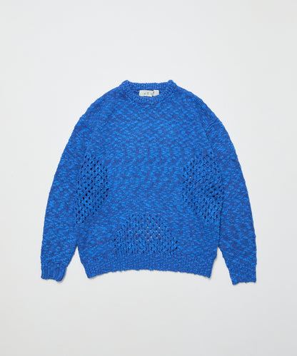 BAL-2167 VENTILATION CREWNECK SWEATER ROYAL