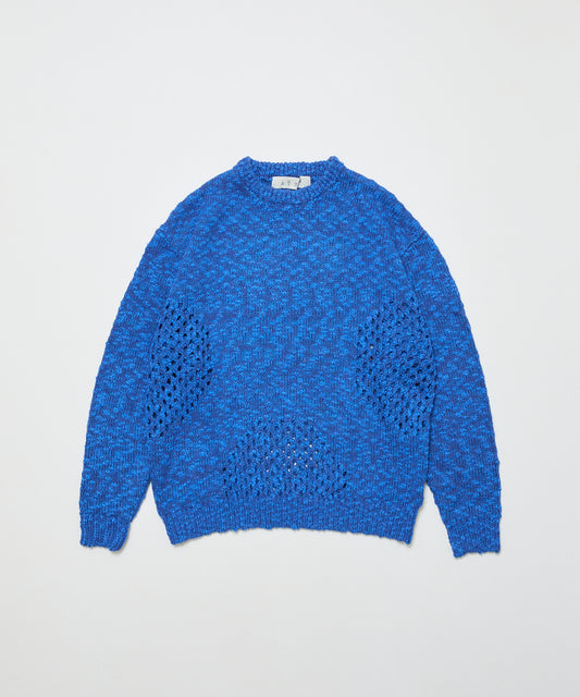 BAL-2167 VENTILATION CREWNECK SWEATER ROYAL