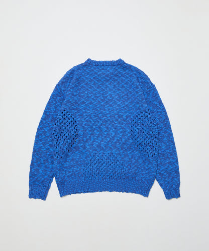 BAL-2167 VENTILATION CREWNECK SWEATER ROYAL