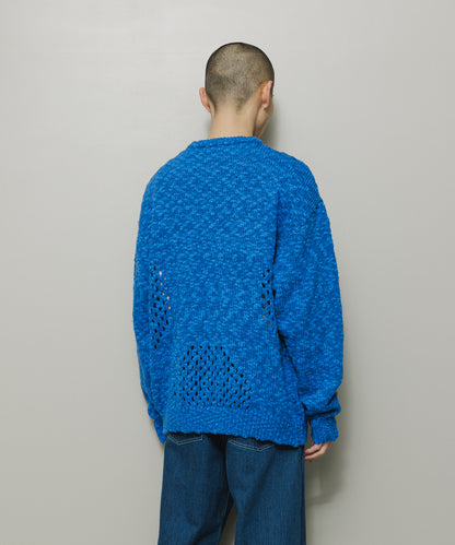 BAL-2167 VENTILATION CREWNECK SWEATER ROYAL