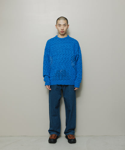 BAL-2167 VENTILATION CREWNECK SWEATER ROYAL