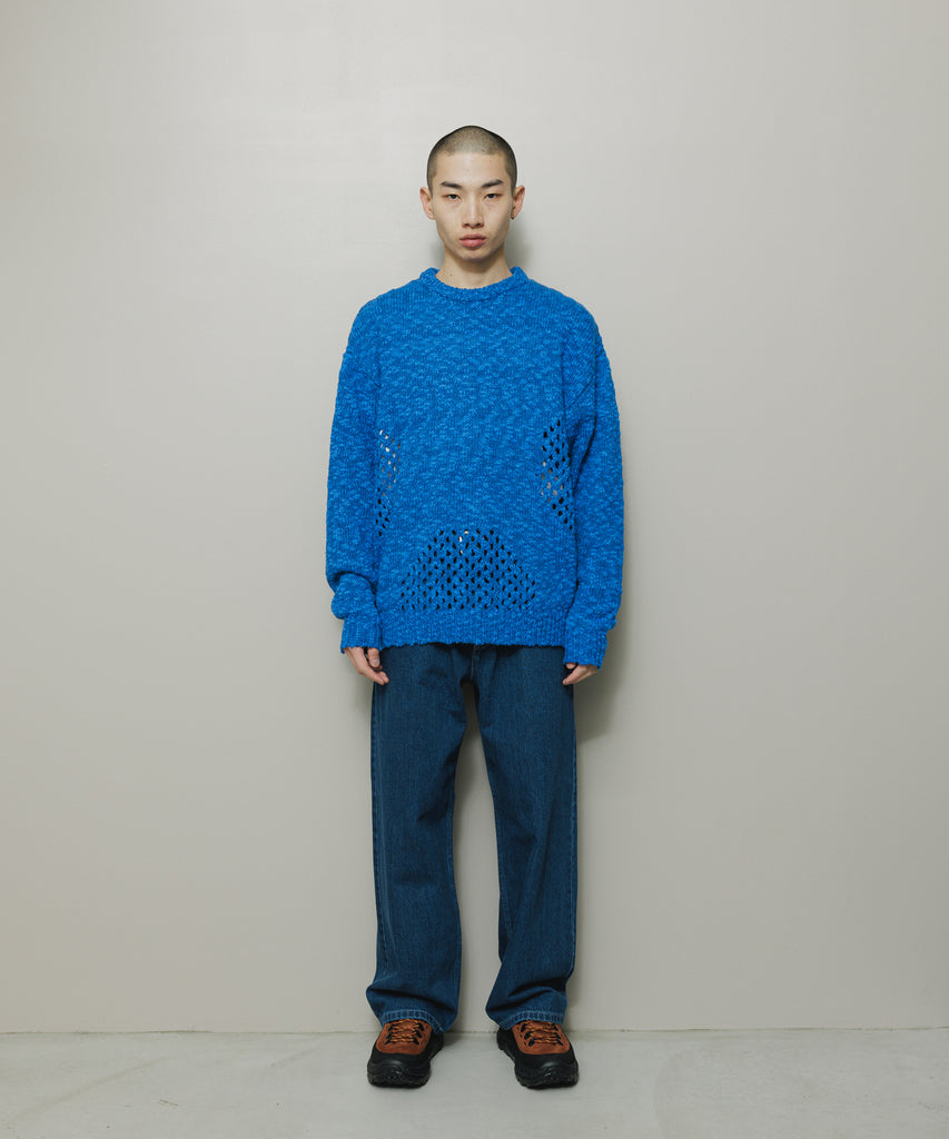 BAL-2167 VENTILATION CREWNECK SWEATER ROYAL