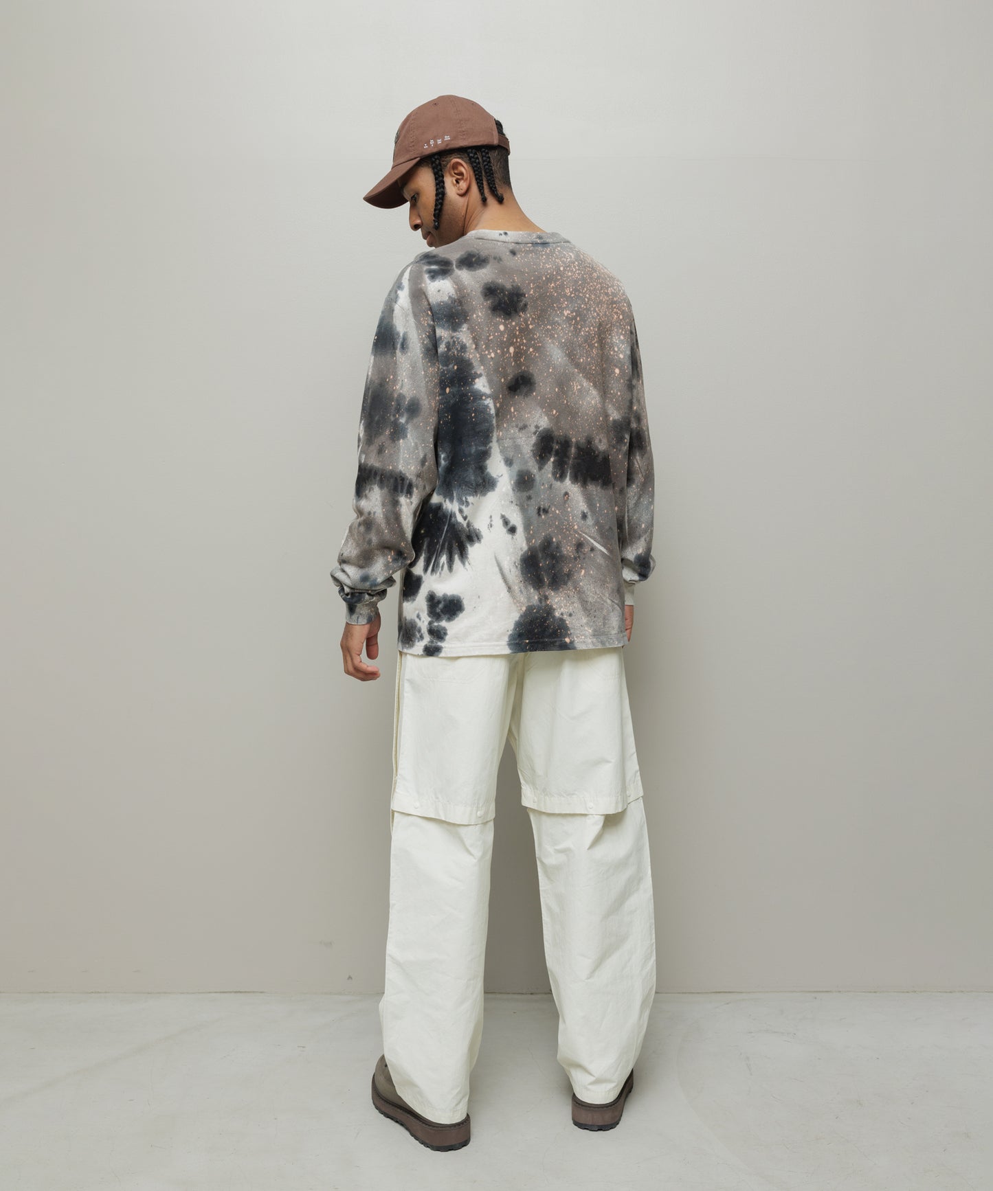 BAL-2217 LOGO TIE DYE LS TEE by YUKIDYE