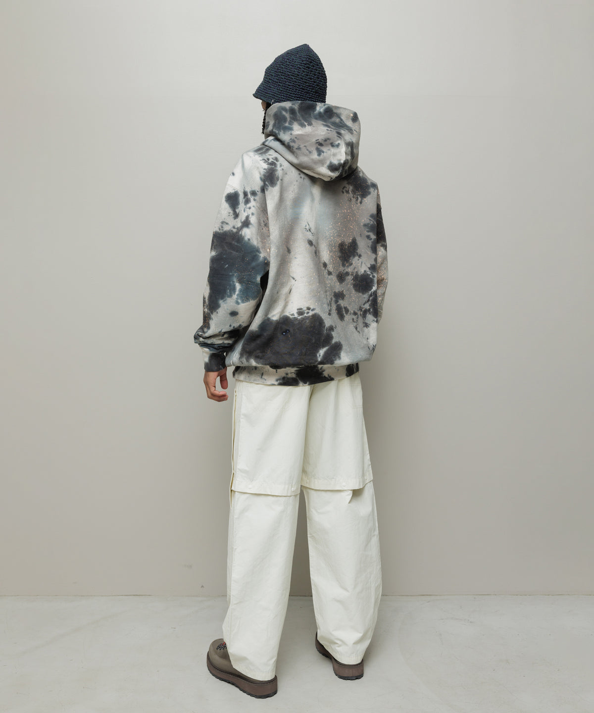 BAL-2219 LOGO TIE DYE HOODIE SWEAT by YUKIDYE