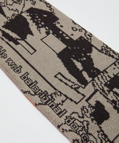 BAL-A-673 JACQUARD KNIT SOCCER SCARF