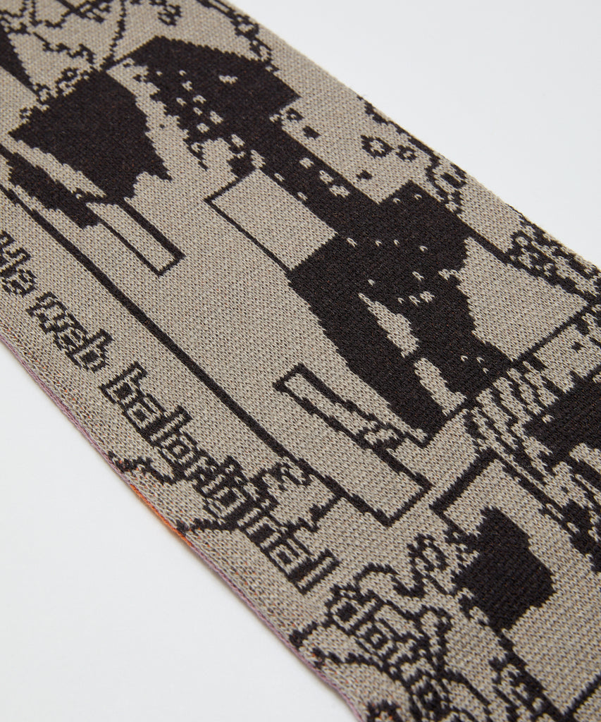 BAL-A-673 JACQUARD KNIT SOCCER SCARF