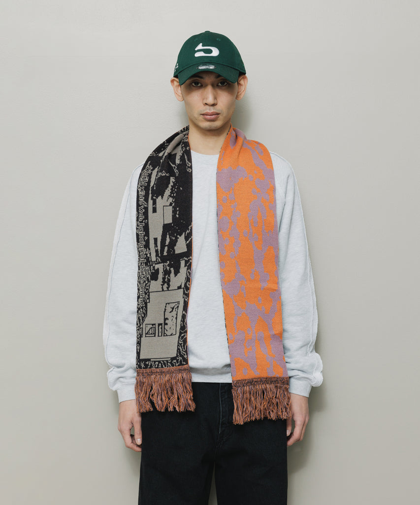 BAL-A-673 JACQUARD KNIT SOCCER SCARF