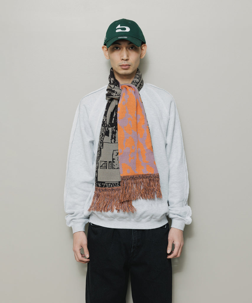 BAL-A-673 JACQUARD KNIT SOCCER SCARF