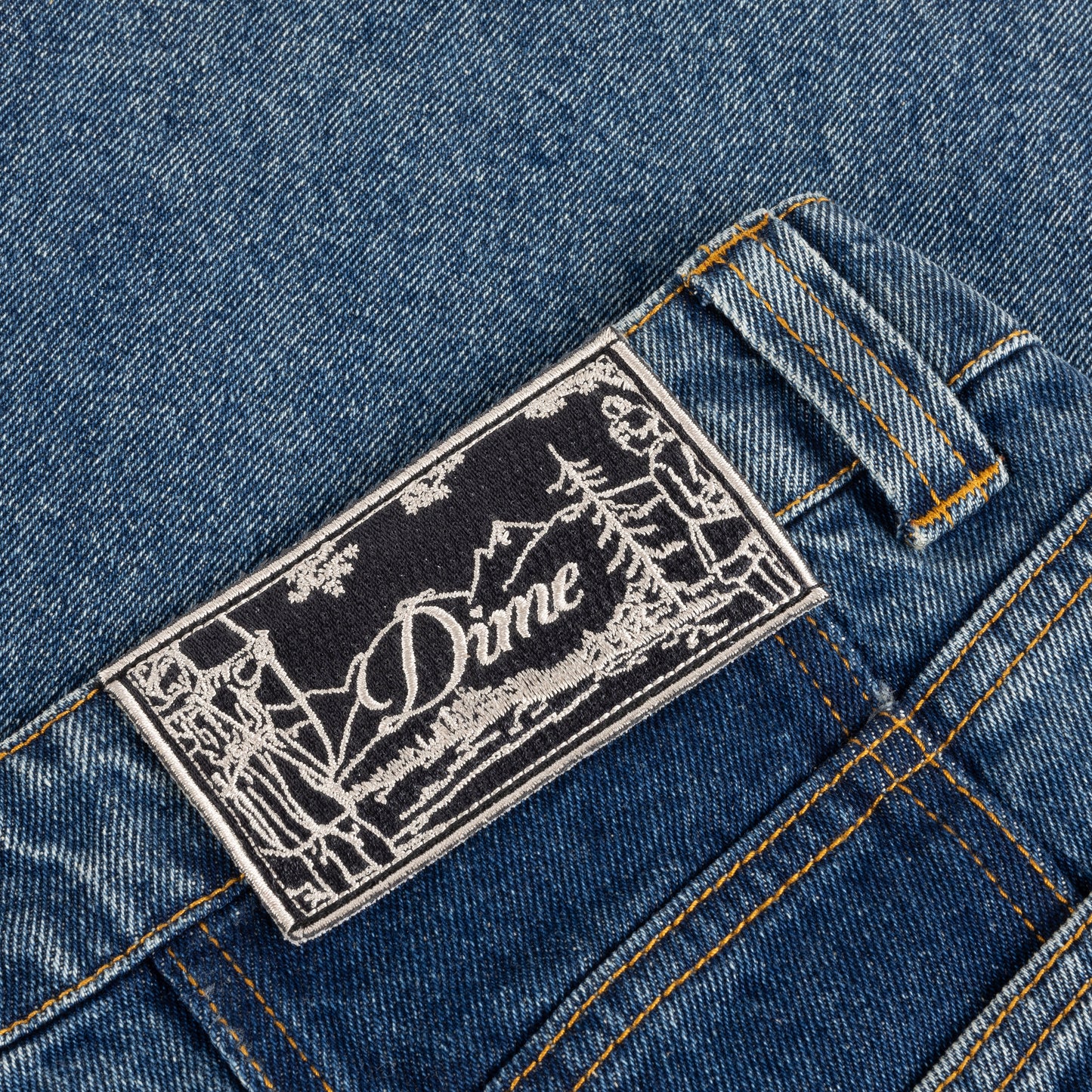 Baggy Denim Pants Knowtomatic Blue