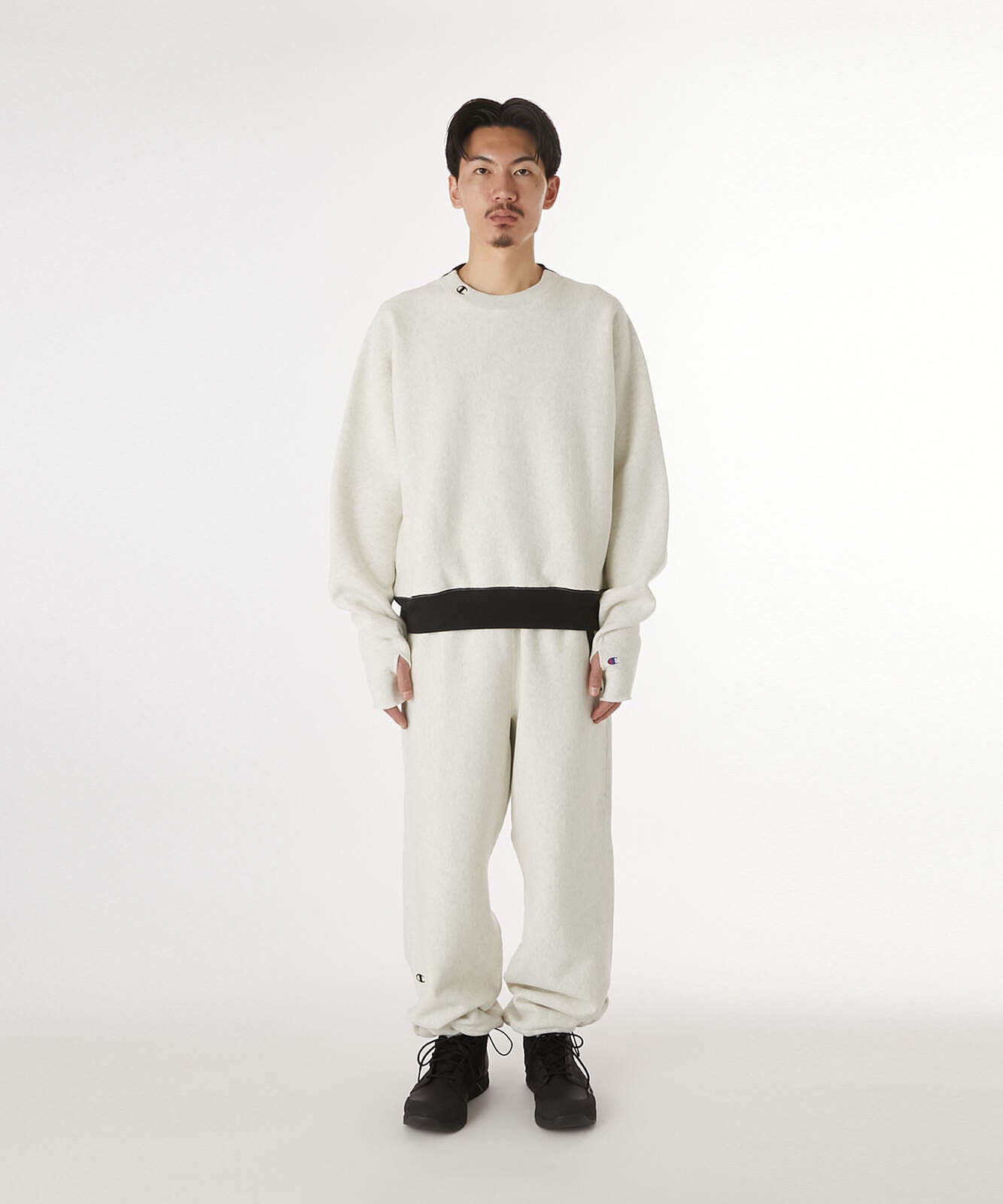 C8-C042 / CREWNECK SWEATSHIRT CHARCOAL