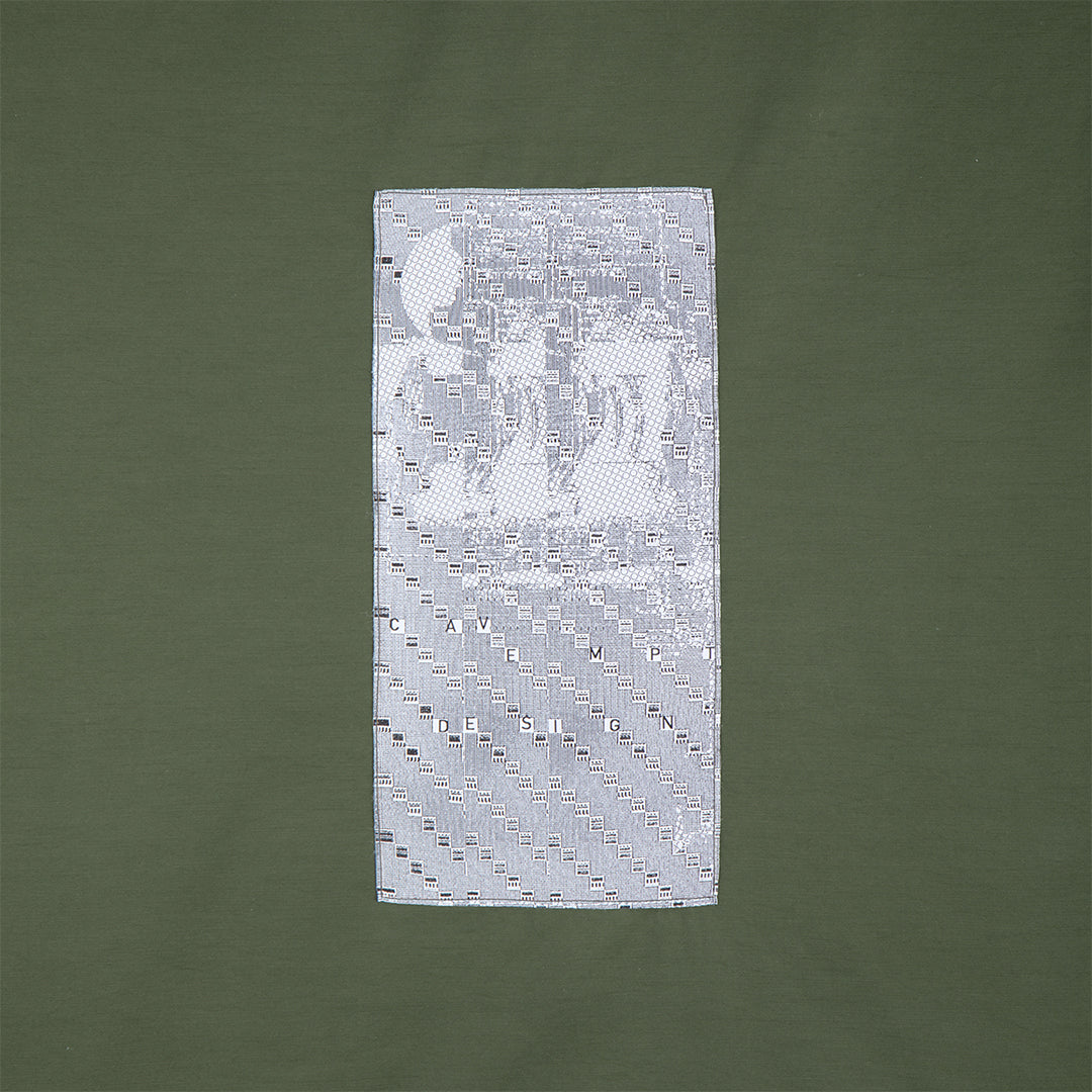 CES26SH01 CN TWILL OPEN SHIRT GREEN