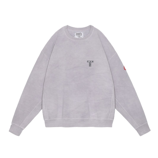 CES27CS10 OVERDYE T cav emp CREW NECK GREY
